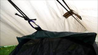 Using the DD Travel Hammock as a Bivvy bagTarp shelter [upl. by Sanders]