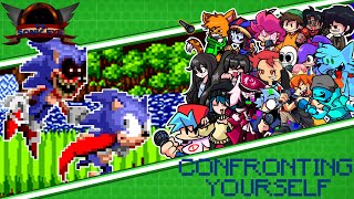 CONFRONTING YOURSELF FINAL ZONE But Every Turn Different Character Sings 😼🎶 FNF SonicEXE [upl. by Parrnell13]