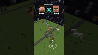 Minecraft Fight League Villagers VS Steves [upl. by Nodmac219]