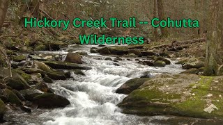 Cohutta Wilderness Area  Hickory Creek Trail  Georgia Hikers [upl. by Ahsinek]