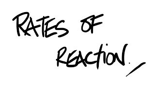 AQA Certificate in Chemistry  iGCSE  Rates of Reaction [upl. by Ybroc]