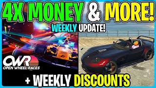 GTA Online WEEKLY UPDATE 4X Money amp More [upl. by Ailahk]