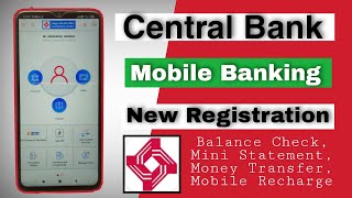 how to register central bank of india mobile banking  cbi mobile banking registration [upl. by Atiek]