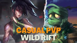 CASUAL PvP WILD RIFT  AKALI amp AMUMU PvP WILD RIFT [upl. by Sibby]