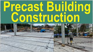 Precast Building Construction  Easy Construction Process  Structural Guide [upl. by Mcclenon311]