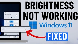 FIXED Brightness Not Working in Windows 11 in 2 Minutes [upl. by Cal623]