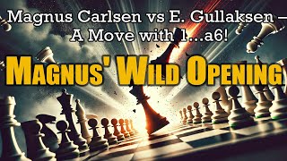 Magnus Carlsen’s unconventional opening with 1a6 and 2h6 [upl. by Mojgan]