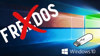 Descargar e instalar WINDOWS 10 en USB 2021 ✅ Tambien para portatil con freedos🐳 [upl. by Burrill810]