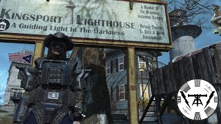 Fallout 4 Kingsport Lighthouse Settlement Build [upl. by Jaala217]