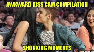 Funny and Awkward kiss cam compilation [upl. by Acinomal]