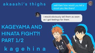 kageyama and hinata fight  part one [upl. by Aciruam]