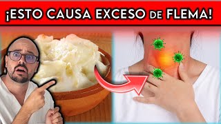 5 ALIMENTOS que causan MOCO y FLEMA EN LA GARGANTA  ¡REMEDIOS para eliminar MOCOS [upl. by Matilda]