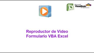 Reproducir video en VBA Excel Formularios [upl. by Ludwig]