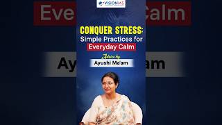 Conquer Stress Simple Practices for everyday calm I Advice by Ayushi Maam [upl. by Elyrrad]