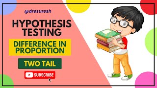 Difference in Proportion Two Tail Test  UNIT 3  Hypothesis Testing  21MAB301T  21MAB303T [upl. by Nele525]