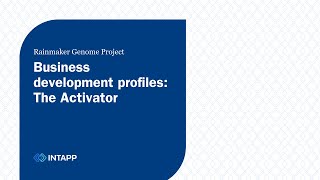 Business development profiles The Activator [upl. by Kidder278]