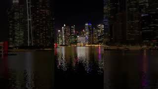 Lion city 🏙️ night view singapore [upl. by Penman]