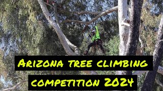 Arizona Tree Climbing Competition 2024 Tucson Az [upl. by Eiaj784]