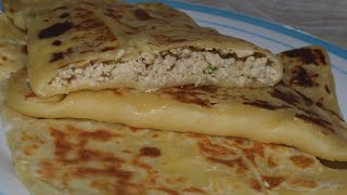 Mauritian Cuisine Chicken amp Cheese Stuffed Roti Paratha [upl. by Einneg632]