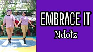 EMBRACE IT  Ndotz  Line Dance  Choreo by Vee Trias INA  October 2024  Amraz Dance INA [upl. by Nhepets839]