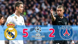 Real Madrid vs Paris Saint Germain 52 All Goals HD [upl. by Ahsatam557]