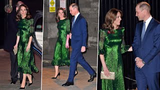 Princess Catherine Stole The Limelight In A Falconetti Gown At The Embassy Of Ireland [upl. by Adlitam]