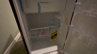 Frigidaire 45 Cu Ft Mini Fridge UNBOXING [upl. by Ynnob]