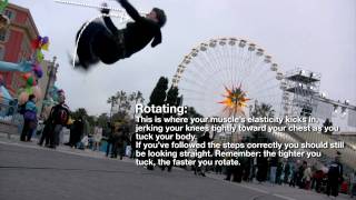 Backflip Tutorial  How to perform a perfect HIGH standing BACKFLIP [upl. by Auberon850]