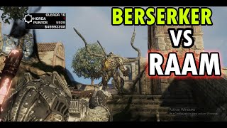 BERSERKER LAMBENT VS EL GENERAL RAAM OLEADA 10 HORDA  GEARS OF WAR [upl. by Berlinda]