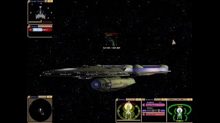 Ironcross Refit vs Klingon Emperor Battlecruiser  KM  Star Trek Bridge Commander [upl. by Orville]