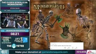 The Elder Scrolls III Morrowind by AlbinoAlbatross in 3506  SGDQ 2016  Part 122 [upl. by Leif]