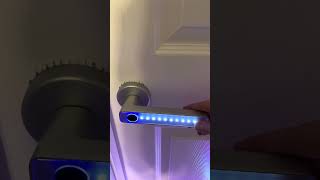 What is it 🌟⚡️🔐 fingerprintdoorlock ledlights safetylock lightninglock smartphone safelock [upl. by Enomaj337]