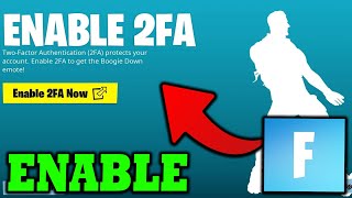 How To Enable 2FA On Fortnite 2024 [upl. by Lonnie434]