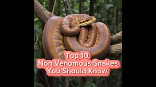 10 NonVenomous Snakes You Should Know  Fascinating Snake Factsquot [upl. by Neomah]