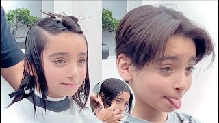 Corte de pelo librito para niño tutorial hairstyle hombre cortedepelo tijeras tomboy wolfcut [upl. by Shirl363]