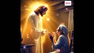 Jesus Christ and the blind woman on Christmas Eve 🎂🌹🔥shortvideo viralvideo jesus christmas noel [upl. by Ardnuhsed]