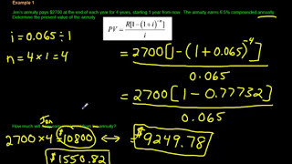 Present Value of an Annuity [upl. by Helge]