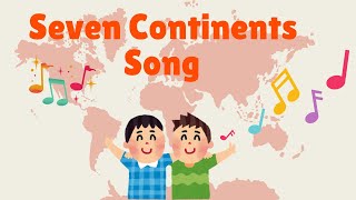 🎶The 7 Continents of the World Song 🎶  🌎 A Fun Learning Song [upl. by Pentha]