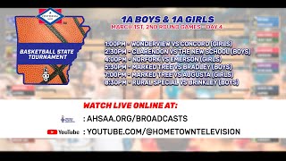 AAA 1A State Basketball Tournament  March 1st 2nd Round Games  Day 4 [upl. by Harday]