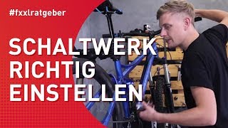 FahrradSchaltung perfekt einstellen  MTB [upl. by Garek649]