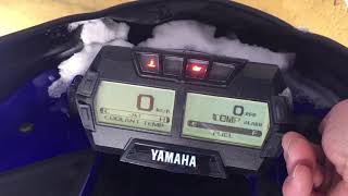 Yamaha Sidewinder Cold start [upl. by Nomrah37]