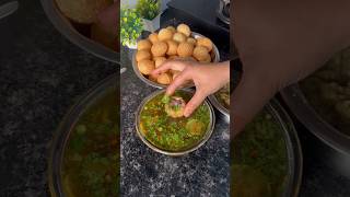 📌दिवाली के काम के बीच भूख लग गई तो बना ली पानीपुरी😜😋 shortsvideo panipuri nishacookingvlog [upl. by Ardnos]