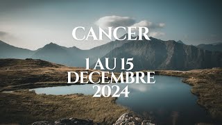 Cancer ♋️ 1 au 15 Décembre 2024  Cette trahison qui vous rend plus fort que jamais  🙏🙏🙏 [upl. by Onitnatsnoc]