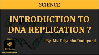 DNA Replication Lecture BSc MSc Zoology by DrPriyanka Dadupanthi Biyani Girls colleges [upl. by Enilesor]