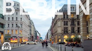 🇩🇪 Berlin Cycling in the Evening 2021 Prenzlauer berg Mitte Friedrichstraße Gendarmenmarkt 4K 3D [upl. by Geno]