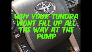 Why Your Toyota Tundra Wont Fill Up All The Way At The Pump [upl. by Namya58]