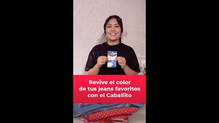 ¡Aprende a Revivir el color de tu ropa pintándola con Colorantes en Polvo el Caballito ® [upl. by Naitsabes]