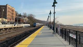 Metro North Super Express Blasts Through HastingsOnHudson [upl. by Thetis605]