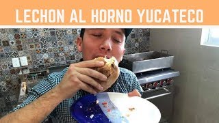 Como hacer Lechon al horno Comida yucateca en casa [upl. by Placido]