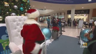 Santa Returns To Harford Mall With New Safety Precautions In Place [upl. by Itnavart325]